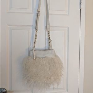 Aqua Madonna Ivory Crossbody Bag